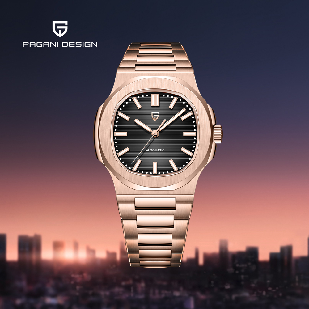 Seiko Watch Presage - 2025年新作 パガーニデザイン ローズゴールド メンズ腕時計 高級自動巻き腕時計 メンズ機械式腕時計
