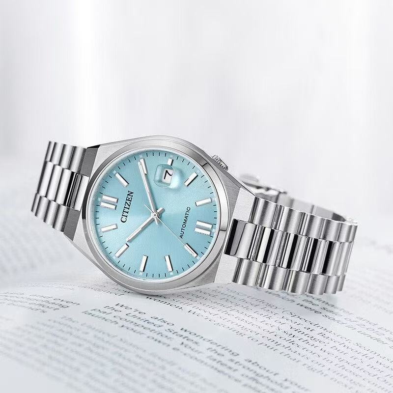 Citizen Watch Tsuyosa - シチズン ツヨサ NJ0151-88M メンズ自動巻き腕時計 40mm スカイブルーダイヤル