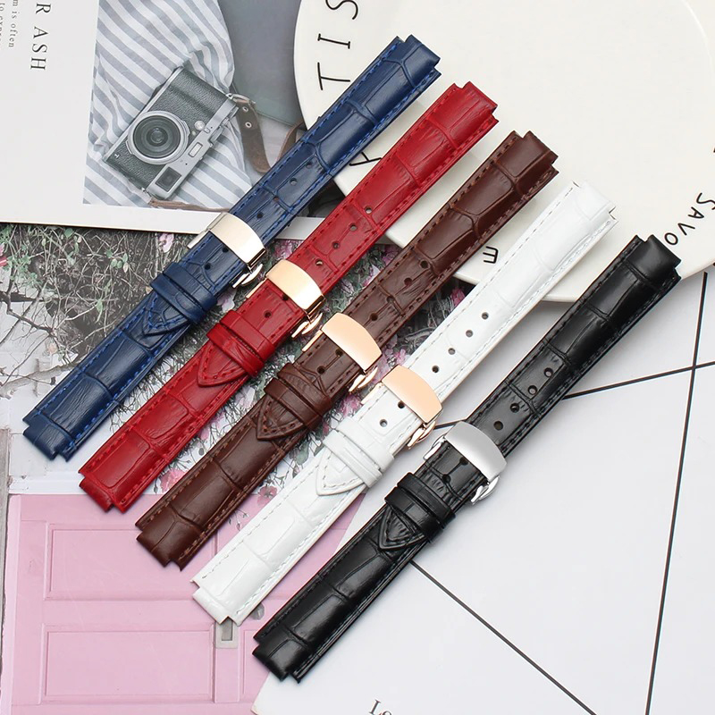 カルティエブルーバルーンシリーズ本革時計バンド 14-8mm - Cartier Watch Ballon Bleu のレビューと価格