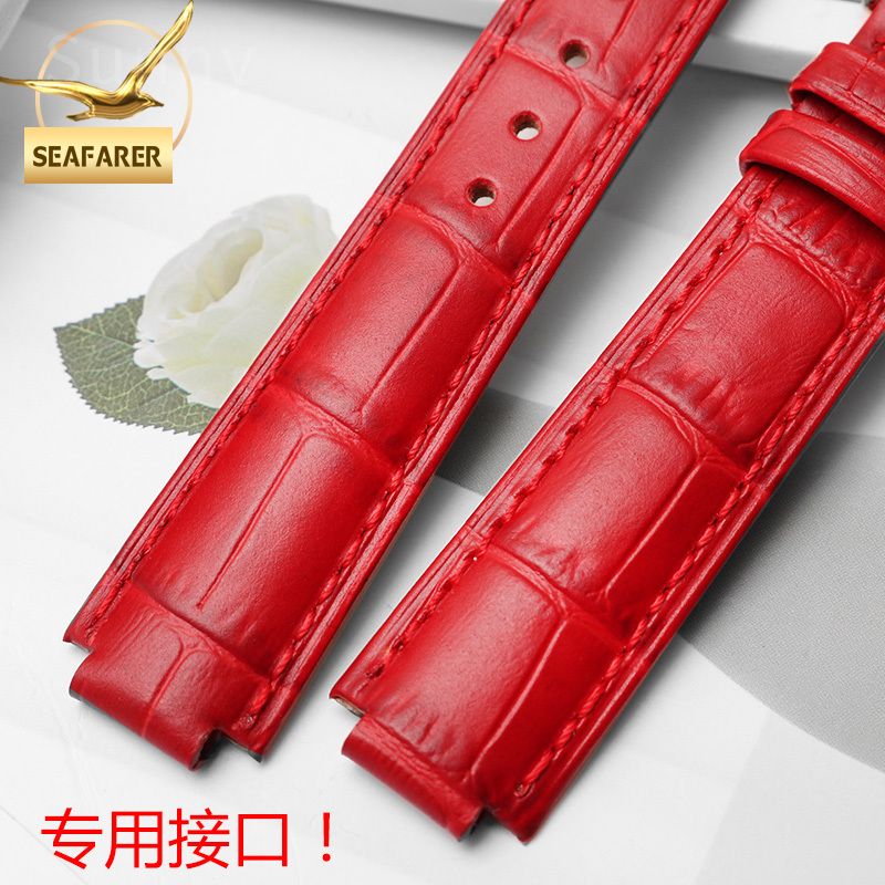 本革時計ストラップタンクカルティエブルーバルーン男性と女性の - Cartier Watch Ballon Bleu のレビューと価格