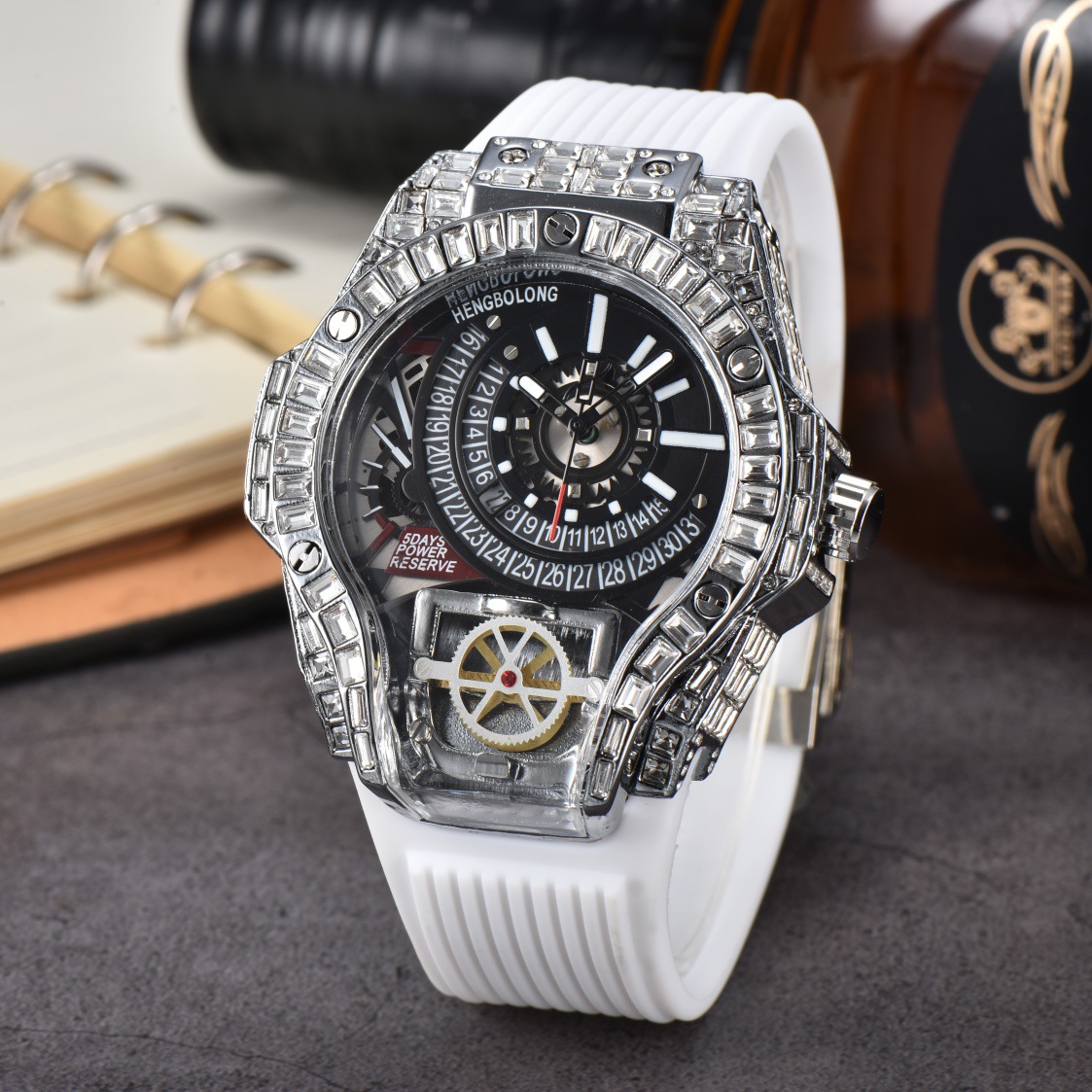 フルダイヤモンドケース ビジネスラグジュアリー トップメンズ - Omega Watch Constellation のレビューと価格