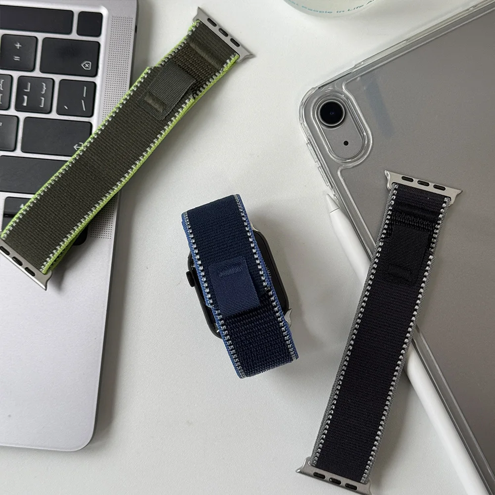 アルパインループ 新型 バーガンディ ナイロン製 Apple - Sport Loop Velcro のレビューと価格