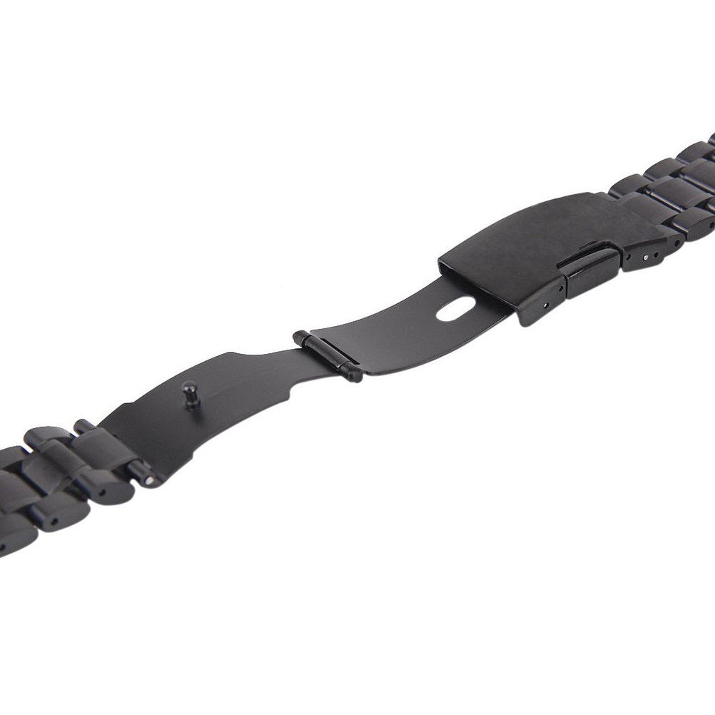 ステンレス製腕時計バンド4本セット、ブラック、22mm、ソリ - Curved Spring Bar のレビューと価格