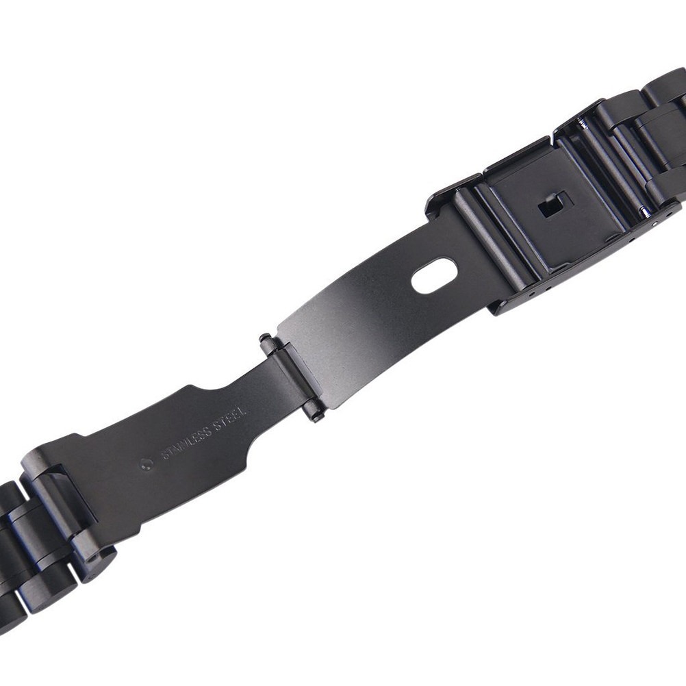 ステンレス製腕時計バンド4本セット、ブラック、22mm、ソリ - Curved Spring Bar のレビューと価格