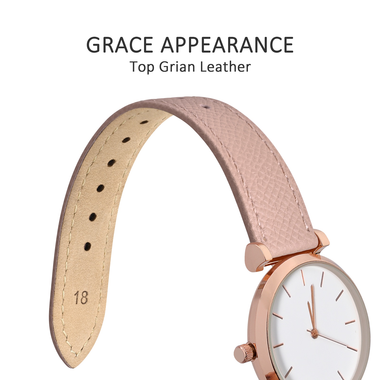 WOCCI トップグレインレザー時計バンド 12 13 14 - Suede Strap Watch のレビューと価格