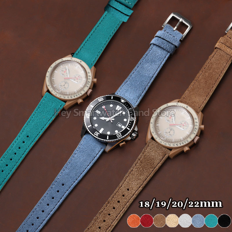 ヴィンテージスエードレザーストラップ 18/19/20/22 - Suede Strap Watch のレビューと価格