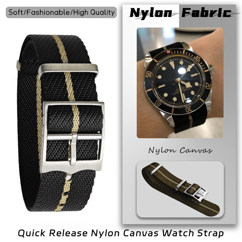ナイロン時計ストラップ 20 ミリメートル 22 ミリメート - Nato Strap Nylon のレビューと価格