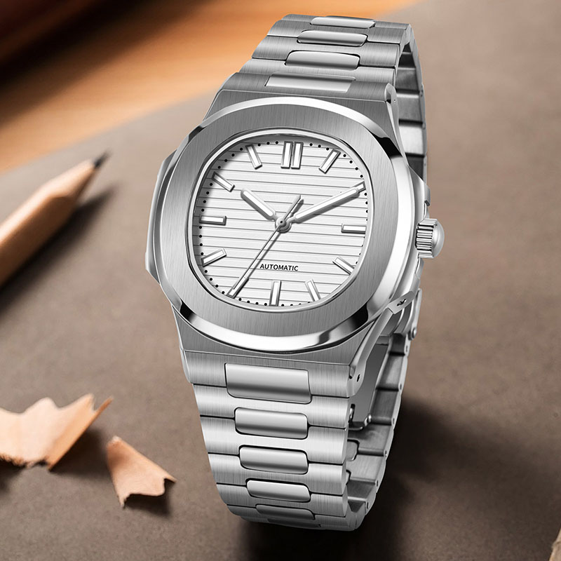 MACARLON 43mm ナウティラス スタイル 自動巻き - Patek Philippe Watch Nautilus のレビューと価格